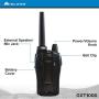 Midland - GXT1000VP4, 50 Channel GMRS Two-Way Radio - Up to 36 Mile Range Walkie Talkie, 142 Privacy Codes, Waterproof, NOAA Weather Scan + Alert (Pair Pack) (Black/Silver)