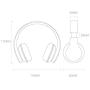 PowerLocus Wireless Bluetooth Over-Ear Stereo Foldable Headphones, Wired Headsets with Built-in Microphone for iPhone, Samsung, LG, iPad (Black)