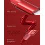 USB C to Lightning Cable, Anker New Nylon USB-C to Lightning Charging Cord for [6ft Apple MFi Certified] for iPhone 11 Pro/X/XS/XR / 8 Plus/AirPods Pro, Supports Power Delivery (Red)