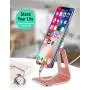 Adjustable Cell Phone Stand,Skejer Stand,2020 Update,Phone Holder,Table Stand,Dock,Aluminum Desktop Stand Compatible with iPhone Galaxy Edge All Smart Phone and Tablets Under 10 inches-Rose Gold Adjustable Cell Phone Stand,Skejer Stand,2020 Update,Phone Holder,Table Stand,Dock,Aluminum Desktop Stand Compatible with iPhone Galaxy Edge All Smart Phone and Tablets Under 10 inches-Rose Gold