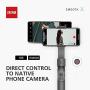 Zhiyun Smooth X Kit with Mini Tripod and Pouch 2-Axis Smartphone Gimbal Stabilizer for iPhone 11 Pro Xs Max Xr X 8 Plus 7 6 SE Android Smartphone Samsung Cell Phone - SmoothX Combo Gray