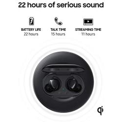 Samsung Galaxy Buds+ Plus, True Wireless Earbuds w/improved battery and call quality (Wireless Charging Case included), Black – US Version, SM-R175NZKAXAR