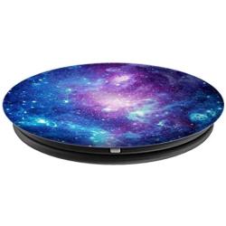 Purple Blue Galaxy Space Nebula PopSockets Grip and Stand for Phones and Tablets