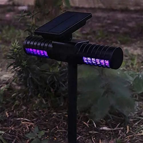 Solar Powered LED Mosquito Killer Lamp with Double Head - Outdoor Garden Lawn Mosquito Repellent Path Light Mosquito Traps Solar Powered LED Mosquito Killer Lamp with Double Head - Outdoor Garden Lawn Mosquito Repellent Path Light Mosquito Traps