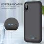 VOOE Battery Case for iPhone Xs MAX, 7800mAh Portable Battery Pack Ultra Rechargeable Smart Case Protective Battery Charging Case for iPhone Xs MAX External Battery Backup Cover(6.5 inch) - Black
