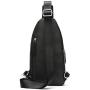 NKns Gifts for Men Leather Mens Chest Bag Casual Shoulder Bag Waterproof Backpack Waterproof Mobile Phone Bag
