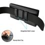 AGOZ Galaxy S8 S9 S10 S20 Holster, Leather Belt Clip Case for Samsung Galaxy S9, Galaxy S8, Galaxy S10, Galaxy Note 10 (NOT Plus), Premium Cell Phone Pouch with Belt Clip & Loops (FITS w/Slim Cover)