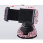 eing Bling Crystal Car Phone Mount with One More Air Vent Base,Universal Cell Phone Holder for Dashboard,Windshield and Air Vent,Pink