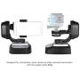 Andoer YT-500 Remote Control Pan Tilt Automatic Motorized Rotating Video Tripod Head Max. Load 500g Compatible with iPhone 7/7 Plus/6/6 Plus/6s Smartphone Compatible with GoPro Hero 5/4/3+/3