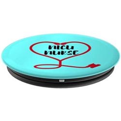 Stethoscope NICU Nurse PopSockets Grip and Stand for Phones and Tablets