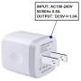 Adaptive Fast Charging Wall Charger Adapter, Charger Heads One-Port USB Plug Charging Block Cube Charger Compatible iPhone Xs/XR/X, 8/7/6, Samsung, Tablet, Moto, Google Pixel, LG, More Cell Phone