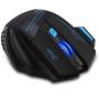 ZELOTES Professional LED USB Optical 2400 DPI 7 Button USB 2.4G Portable Mobile Wireless Gaming Mouse Mice for Gamer,Notebook, PC, Laptop, Computer, MacBook (Black)