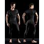 ATHLIO 1 or 3 Pack Mens Cool Dry Short Sleeve Compression Shirts, Sports Baselayer T-Shirts Tops, Athletic Workout Shirt