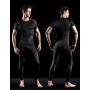 ATHLIO 1 or 3 Pack Mens Cool Dry Short Sleeve Compression Shirts, Sports Baselayer T-Shirts Tops, Athletic Workout Shirt