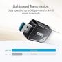 Anker 2-in-1 USB 3.0 SD Card Reader for SDXC, SDHC, SD, MMC, RS-MMC, Micro SDXC, Micro SD, Micro SDHC Card and UHS-I Cards