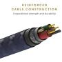 Native Union Night Cable - 10ft Ultra-Strong Reinforced [Apple MFi Certified] Durable Lightning to USB Charging Cable with Weighted Knot for iPhone/iPad (Marine)