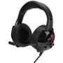 Tosuny Gaming Headset, ABS Gaming Headset Lighting Headphone with Microphone, Gaming Headset Over Ear Headphone with Soft Breathable Earmuffs for Mobile Phone Computer(Black)