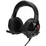Tosuny Gaming Headset, ABS Gaming Headset Lighting Headphone with Microphone, Gaming Headset Over Ear Headphone with Soft Breathable Earmuffs for Mobile Phone Computer(Black)