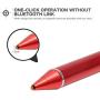 Stylus Pen for Touch Screens, Active Digital Pencil 1.5mm Fine Tip Smart Pen Rechargeable Drawing Stylus Compatible with iPhone iPad Mini/Air Smartphones & Tablets by BAGEYI (red)