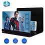 3D Phone Screen Magnifier, HD Smart Phone Screen Enlarger Movie Amplifier Projector Foldable Cell Phone Holder Stand for iPhone Samsung Galaxy S7 and All Other Mobile Phones
