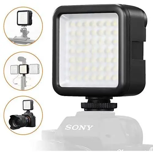 SUPON 49 Video LED Light, Dimmable Continuous On-Camera High Power Light Panel for Canon Nikon Sony Panasonic Olympus Fuji DSLR Cameras Camcorder Studio Video Outdoors Photography SUPON 49 Video LED Light, Dimmable Continuous On-Camera High Power Light Panel for Canon Nikon Sony Panasonic Olympus Fuji DSLR Cameras Camcorder Studio Video Outdoors Photography