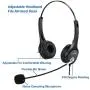 Callez 2.5mm Cordless Phone Headset Dual, Telephone Hands-Free Headset With N/C Mic For DECT AT&T ML17929 Panasonic KX-TCA430 KX-TS880 KX-T7630 KX-T7633 Cisco Vtech RCA Call Center Home Office(C402D1)