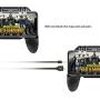 ESTORM PUBG Mobile Game Controller-2 in 1 Gaming Grip,L2R2 Sensitive Trigger Buttons and Joystick for Shooting/Sight/Probe,Back Phone Holder(Black)