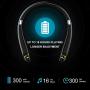 Bluetooth Headphones, BEARTWO Upgraded Foldable Wireless Neckband Headset with Retractable Earbuds, Noise Cancelling Stereo Earphones with Mic for Workout, Running, Driving (with Carry Case)