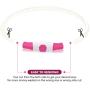 LED Dog Collar, USB Rechargeable Flashing Light Up Collar for Safety at Night, Adjustable Water Resistant Bright Lighted Collar for Small Medium Large Dogs