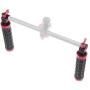 CAMVATE DSLR Handle Grips with Rod Clamp for 15mm Rod Rig Rail Support Camera Tripod(1 Pair)