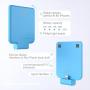 oisle Portable Charger Mini Power Bank PowerCore 2200mAh Wireless External Backup Battery Pack High-Speed Ultra Thin Charging for iPhone 5(s)/6(s)/7(p)/8(p)/X -Blue