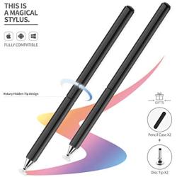 Tablet Stylus, Universal High Sensitive & Precision Capacitive Disc Tip Touch Screen Pen Stylus for iPhone/iPad/Pro/Samsung/Galaxy/Tablet/Kindle/iWatch