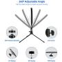 LED Ring Light 10” with Stand and Phone Holder, Selfie Ring Light with 3 Light Modes and 10 Brightness Level for Live Stream, Makeup, Photography, Youtuber, Vlogging, TikTok (10”/26CM)