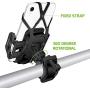 Cellet Cell Phone Motorcycle/ Bicycle Handlebar Premium Holder Mount Compatible to 11 Pro Max Xr Xs Max X SE 8 7 Plus Galaxy A50 S10 S20 S20+ S20 5G S9 S8 Note 10 9 10 Pixel 4 3 XL LG V50 G8 Z Flip, Black, Model: PHM400