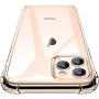 CANSHN iPhone 11 Pro Max Case, Clear Protective Heavy Duty Case with Soft TPU Bumper [Slim Thin] Case for iPhone 11 Pro Max 6.5 Inch (2019)-Crystal Clear