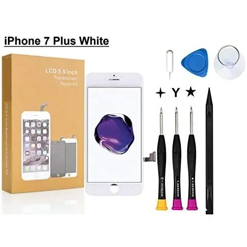 Compatible with iPhone 7 Plus Screen Replacement COASD LCD Digitizer Touch Screen Assembly Set with 3D Touch Model No.A1661 A1784 A1785 (White) Compatible with iPhone 7 Plus Screen Replacement COASD LCD Digitizer Touch Screen Assembly Set with 3D Touch Model No.A1661 A1784 A1785 (White)