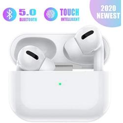 Wireless Headphones Bluetooth Earbuds with Charging Case Noise Cancelling 3D Stereo Headphones Built in Mic in Ear Ear Buds Pop-ups Auto Pairing Headphones for iPhone/Samsung/Apple AirPods Pro