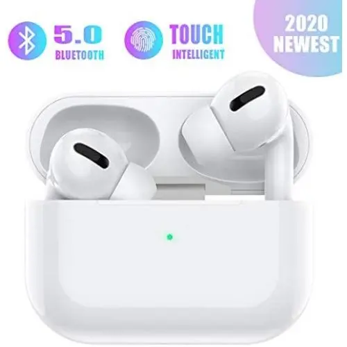 Wireless Headphones Bluetooth Earbuds with Charging Case Noise Cancelling 3D Stereo Headphones Built in Mic in Ear Ear Buds Pop-ups Auto Pairing Headphones for iPhone/Samsung/Apple AirPods Pro
