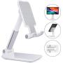 Cell Phone Stand,Fully Foldable Portable Phone Holder for Desk, Height Angle Adjustable iPad iPhone Cell Phone Stand Stamd,Cradle,Dock, Compatible with All Smartphone/iPad/Kindle/Tablet