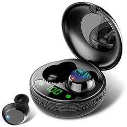 Wireless Bluetooth Earbuds, Bluetooth Headphones with Immersive Sound, Wireless Earphones with Charging Case, Bluetooth Headset with Mic, Waterproof, Touch Control, 30H Playtime in-Ear Headphones