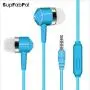 All-New Earbuds Earphones Headphones in-Ear/Mic, Noise Isolating, Fits All 3.5mm Devices, HD Stereo Sound for Samsung, iPhone,iPad, iPod, Android Phones, Mp3 Players w/Bonuses - SupFabPal (Blue)