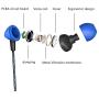 Earphones Earbuds, OARIE Headphones with Mic Stereo HiFi Earphones for iOS Android 3.5mm Jack(Dark Blue)
