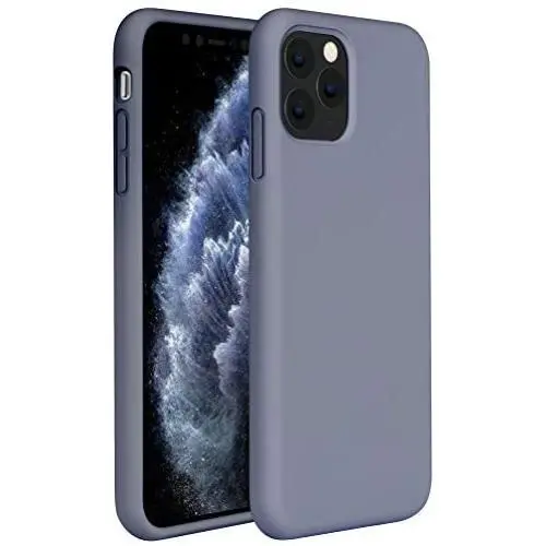 Miracase Liquid Silicone Case Compatible with iPhone 11 Pro Max 6.5 inch(2019), Gel Rubber Full Body Protection Shockproof Cover Case Drop Protection Case (Lavender Gray) Miracase Liquid Silicone Case Compatible with iPhone 11 Pro Max 6.5 inch(2019), Gel Rubber Full Body Protection Shockproof Cover Case Drop Protection Case (Lavender Gray)
