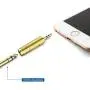 3.5mm (1/8 inch) Male to 6.35mm (1/4 inch) Female Stereo Audio Headphones Adapter, 3.5 to 6.35 mm Converter, 2 Pack-Gold Plated 3.5mm (1/8 inch) Male to 6.35mm (1/4 inch) Female Stereo Audio Headphones Adapter, 3.5 to 6.35 mm Converter, 2 Pack-Gold Plated