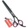 8.0 inches Professional Dog Grooming Scissors Set Straight & thinning & Curved & chunkers 4pcs in 1 Set (with Comb)