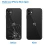 Vimour Back Glass Replacement for iPhone 11 6.1 Inches All Carriers with Pre-Installed Adhesive and Repair Tool Kits (Black)