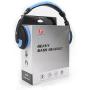 VCOM Wired Headphones with Microphone, Stereo Over Ear Headset Lightweight Portable Earphones 3.5mm Jack Compatible for iPad Tablets PS4 Xbox One Smartphones MacBook Surface Laptops MP3 Skype (Blue)