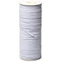 Top Hunter White 120-Yards Length 1/8" Width Braided Elastic Cord/Elastic Band/Elastic Rope/Bungee/White Heavy Stretch Knit Elastic Spool (White)