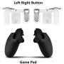 YTGOOD Mobile Game Controller, Cell Phone Game Triggers Mobile Game Fire Button Aim Key L1R1 Shooter Controller for PUBG