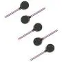 DaFuRui 20PCS 10x3mm Mini Vibration Motors DC 3V 70mA 12000rpm Flat Coin Button-Type Micro DC Vibrating Motor for Mobile Cell Phone Pager Tablet